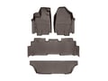 Picture of WeatherTech FloorLiners - Cocoa - Front, 2nd & 3rd Row
