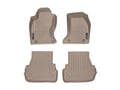 Picture of WeatherTech FloorLiners - 1st & 2nd Row - 2 Piece Rear Liner - Tan