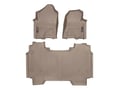 Picture of WeatherTech FloorLiners - 1st & 2nd Row - Tan