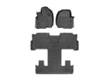 Picture of WeatherTech FloorLiners - 1st Row, 1-Piece 2nd/3rd Row - Black