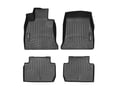 Picture of WeatherTech FloorLiners - 1st & 2nd Row - 2 Piece Rear Liner - Black