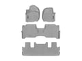 Picture of WeatherTech FloorLiners - Front, 2nd & 3rd Row - Grey