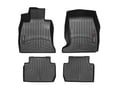 Picture of WeatherTech FloorLiners - 1st & 2nd Row - 2 Piece Rear Liner - Black