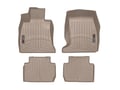 Picture of WeatherTech FloorLiners - 1st & 2nd Row - 2 Piece Rear Liner - Tan