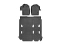 Picture of WeatherTech FloorLiners - 1st Row, 1-Piece 2nd/3rd Row - Black