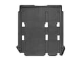 Picture of WeatherTech FloorLiners - 1 Piece - 2nd & 3rd Row - Black