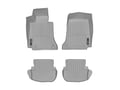 Picture of WeatherTech FloorLiners - 1st & 2nd Row - 2 Piece Rear Liner - Grey