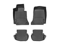 Picture of WeatherTech FloorLiners - 1st & 2nd Row - 2 Piece Rear Liner - Black