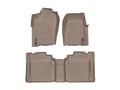 Picture of WeatherTech FloorLiners - 1st & 2nd Row - Tan