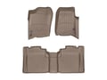 Picture of WeatherTech FloorLiners - 1st & 2nd Row - Tan