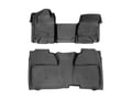 Picture of WeatherTech FloorLiners - 1st Row Over-The-Hump & 2nd Row - Black