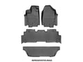 Picture of Weathertech FloorLiner DigitalFit - Black - Front 2nd And 3rd Row - w/2nd Row Bucket Seats - Vinyl Weathertech Floors - LWB Wagon 