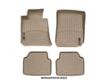 Picture of Weathertech FloorLiner DigitalFit - Tan - Front And Rear - w/2 Retention Hooks On Driver Side