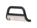 Picture of Aries Bull Bar - 3 in. - w/Stainless Skid Plate - Semi-Gloss Black Powder Coat