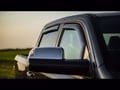 Picture of EGR Slimline Window Visors - In-Channel - Front & Rear - Dark Smoke - Quad Cab