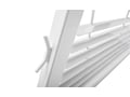 Picture of Backrack LOUVERED Frame Only - Hardware Separate - Without Ram Box - White