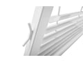 Picture of Backrack LOUVERED Frame Only - Hardware Separate - White