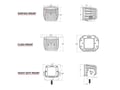 Picture of RIGID D-Series PRO LED Light - Flood Beam - Surface Mount - Pair
