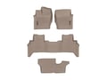 Picture of WeatherTech FloorLiners - Front, 2nd & 3rd Row - Tan