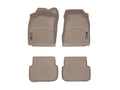 Picture of WeatherTech FloorLiners - 1st & 2nd Row - 2 Piece Rear Liner - Tan