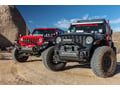 Picture of Go Rhino Rockline Front Stubby Bumper - w/Overrider Light Mount Bar