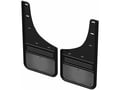 Gunmetal Finish Plate No-Drill Front Mud Flaps