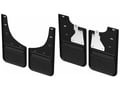 Black Powder Coated Stainless Steel Plate No-Drill Mud Flap Set