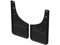Black Powder Coated Stainless Steel Plate No-Drill Front Mud Flaps