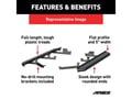 Picture of Aries AeroTread Running Boards w/Brackets - 5 in. - Black