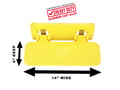 Picture of CARR Mega Step Hitch Mount - Safety Yellow - Fits 2 - 2.5 in. Receivers - Requires Standard Pin And Clip - Sold As Singles
