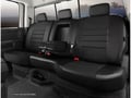 Picture of Fia LeatherLite Custom Seat Cover - Rear - Leatherette - Solid Black - 60/40 - Crew Cab