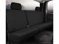 Picture of Fia Seat Protector Custom Seat Cover - Poly-Cotton - Black - Second Row - Split Seat - 60/40 - Adjustable Headrests - Built In Center Seat Belt