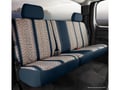 Picture of Fia Wrangler Custom Seat Cover - Saddle Blanket - Navy - Split Seat - 60/40 - Adjustable Headrests - Armrest w/Cup Holder