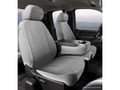 Picture of Fia Wrangler Solid Seat Cover - Front - Gray - Split Seat - 40/20/40 - Built In Center Seat Belt/Side Air Bag - Center Armrest/Storage w/Cup Holder - Removable Headrest