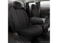 Picture of Fia Wrangler Solid Seat Cover - Front - Black - Split Seat - 40/20/40 - Built In Seat Belts - Center Armrest/Storage Compartment - Removable Headrests