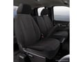 Picture of Fia Wrangler Solid Seat Cover - Black - Split Seat 40/20/40 - Adj. Headrests - Airbag - Armrest/Storage w/Cup Holder - Cushion Storage - Crew Cab
