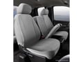 Picture of Fia Wrangler Solid Seat Cover - Front - Gray - Split Seat 40/20/40 - Adj. Headrests - Airbag - Armrest/Storage w/Cup Holder - Cushion Storage - Crew Cab
