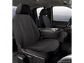 Picture of Fia Wrangler Solid Seat Cover - Black - Split Seat - 40/20/40 - Rem. Headrests - Center Armrest/Storage Comp w/Cup Holder - w/o Center Cushion Comp - Side Airbags