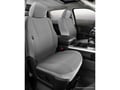 Picture of Fia Wrangler Solid Seat Cover - Gray - Bucket Seats w/Adjustable Headrests - w/Side Airbags