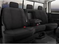 Picture of Fia Wrangler Solid Seat Cover - Rear - Black - Split Seat - 40/60 - Center Armrest w/Cop Holder - Fold Back Headrest - Removable Headrest