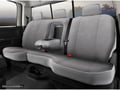 Picture of Fia Wrangler Solid Seat Cover - Rear - Gray - Split Cushion 60/40 - Center Armrest w/Cup Holder - Removable Headrest