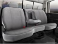 Picture of Fia Wrangler Solid Seat Cover - Rear - Gray - Split Seat - 40/60 - Center Armrest w/Cop Holder - Fold Back Headrest - Removable Headrest