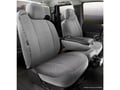 Picture of Fia Wrangler Solid Seat Cover - Front - Gray - Split Seat - 40/20/40 - Built In Seat Belts - Center Armrest w/o Storage Compartment - Removable Headrests