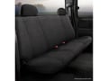 Picture of Fia Wrangler Solid Seat Cover - Black - Bench Seat - Armrest w/Cup Holder - Cushion Cut Out
