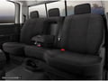 Picture of Fia Wrangler Solid Seat Cover - Black - Split Seat - 40/60 - Built In Center Seat Belt - Center Armrest w/Cup Holder - Fold Flat Back Rest - Removable Headrest