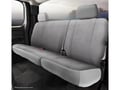 Picture of Fia Wrangler Solid Seat Cover - Rear - Gray - Split Seat - 40/60 w/Adjustable Headrests - Built In Center Seat Belt - Fold Flat Backrest