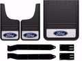Picture of Truck Hardware Gatorback Blue Ford Oval Dually Mud Flaps - Set