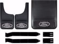 Picture of Truck Hardware Gatorback Black Wrap Ford Oval Dually Mud Flaps - Set