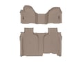 Picture of WeatherTech FloorLiners - 1st Row Over-The-Hump & 2nd Row - Tan