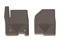Picture of WeatherTech All-Weather Floor Mats - Cocoa - Front - Crew Cab
